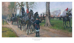 Limited Edition Print - Household Cavalry & Household Division artist residency