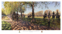 Household Cavalry artist residency Limited Edition Print